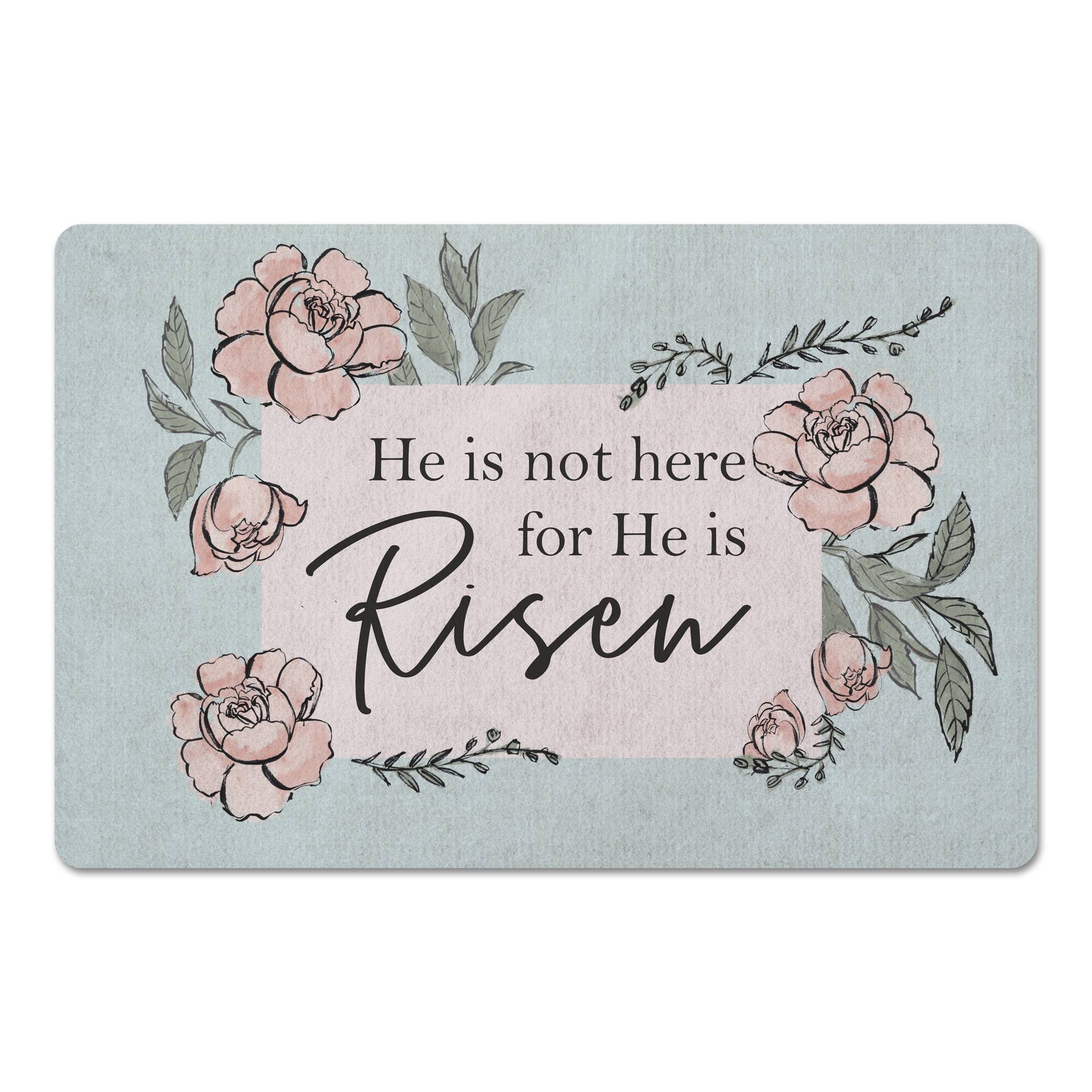 He is Risen 18" x 27" Floor Mat